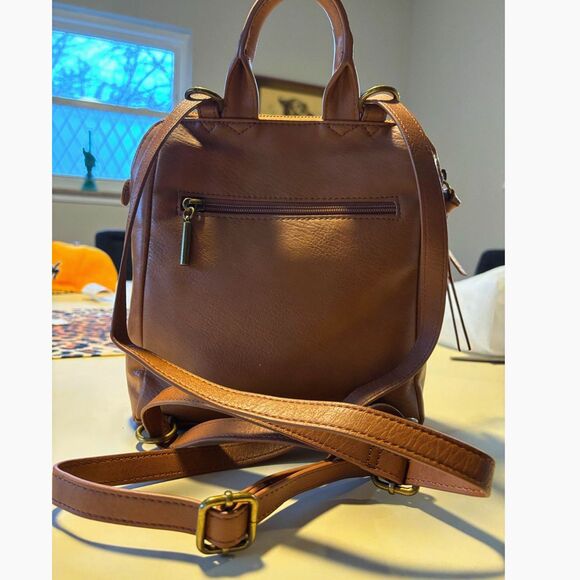 The Sak Loyola Leather Mini Backpack/Crossbody main image 6